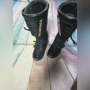 Balenciaga moto boots